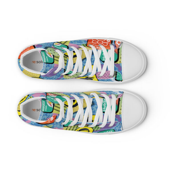 Men’s high top canvas shoes - Image 3